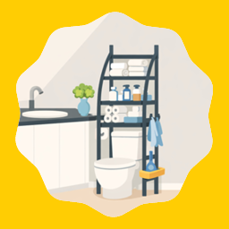 Rangement et salle de bain