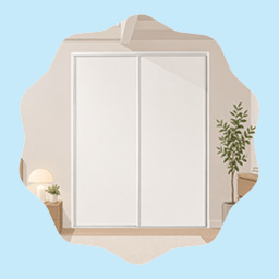 Kit de 2 portes coulissantes