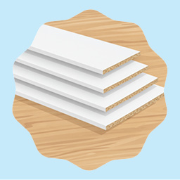 Tablette mélaminée