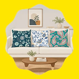 Coussin imprimés