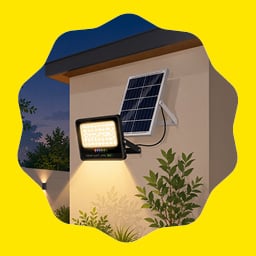 Projecteur solaire LED