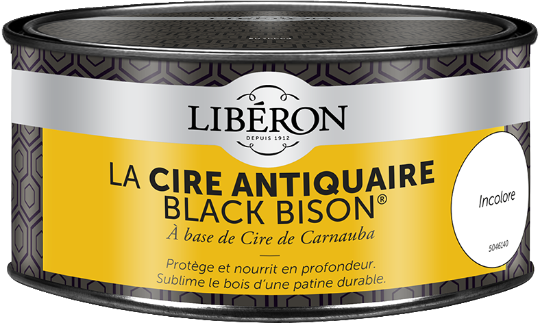 Cire antiquaire « black bison » pâte 0.5L - Incolore- LIBERON