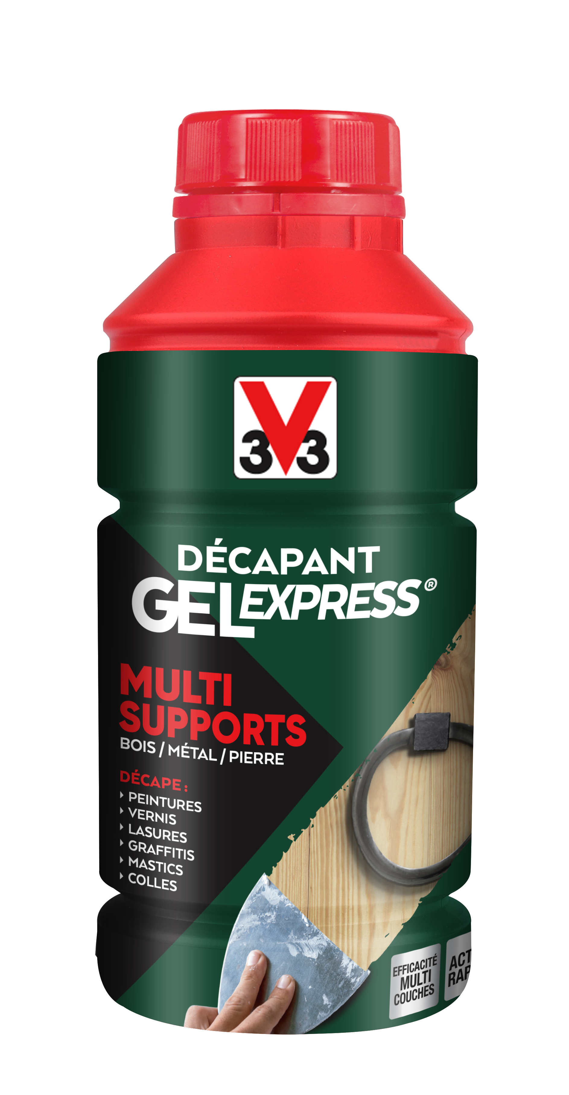 Décapant gel express multisupport 0.5l - V33