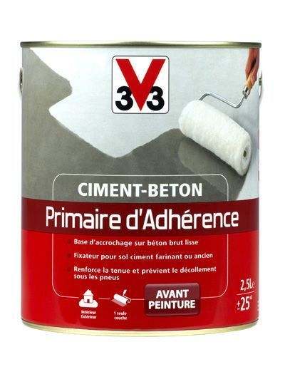 primaire d’adhérence ciment-béton 2.5l - V33
