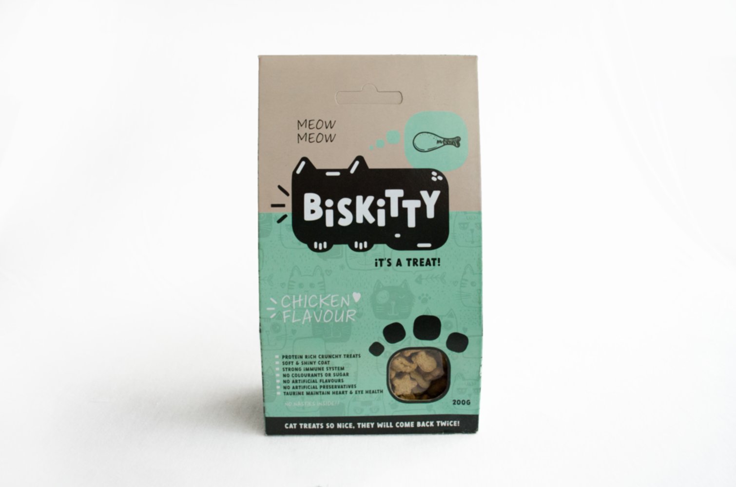 Friandise au poulet pour chat 200 g - BISKITTY