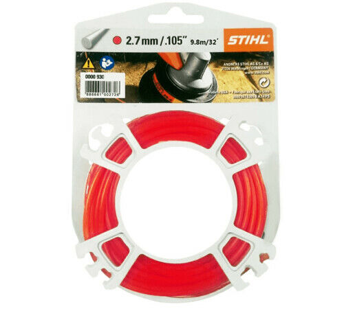 Nylon 2,7mmx9m rouge pour FS450 / FS 560 - STIHL