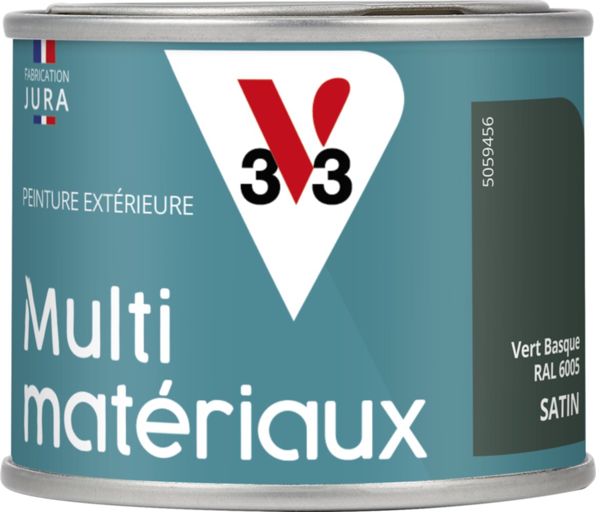peinture multisupport direct protect satin 125 ml Vert Basque - V33