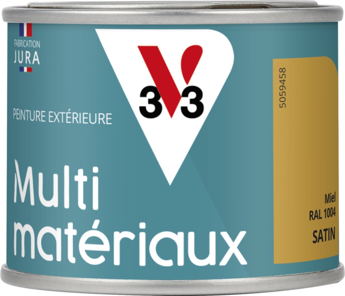 peinture multisupport direct protect satin 125 ml Miel - V33