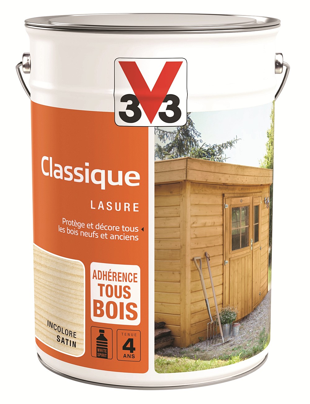 Lasure Classique Incolore 5L - V33 - Mr Bricolage