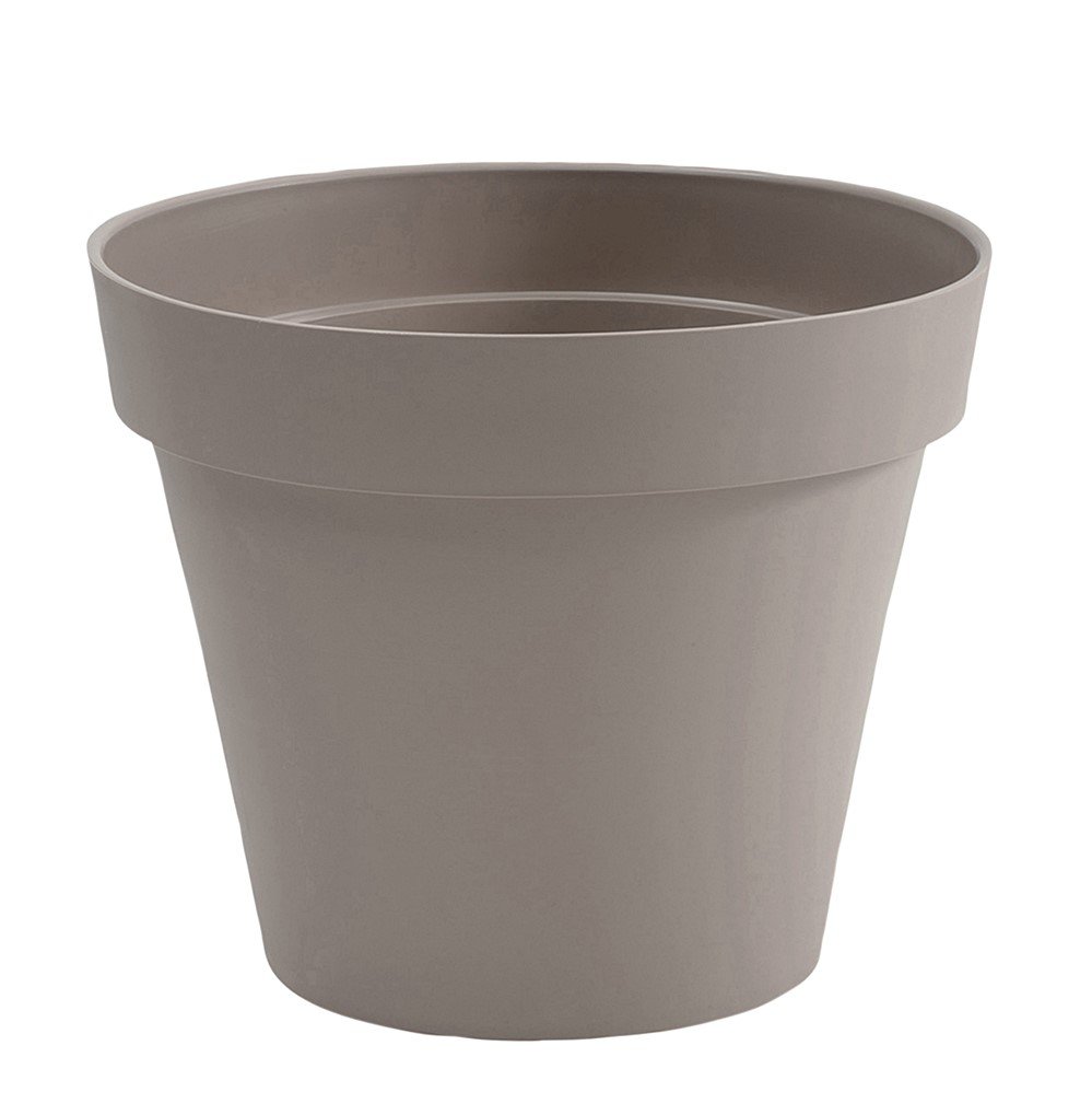 Pot de fleurs Toscane Ø 48 cm taupe - EDA