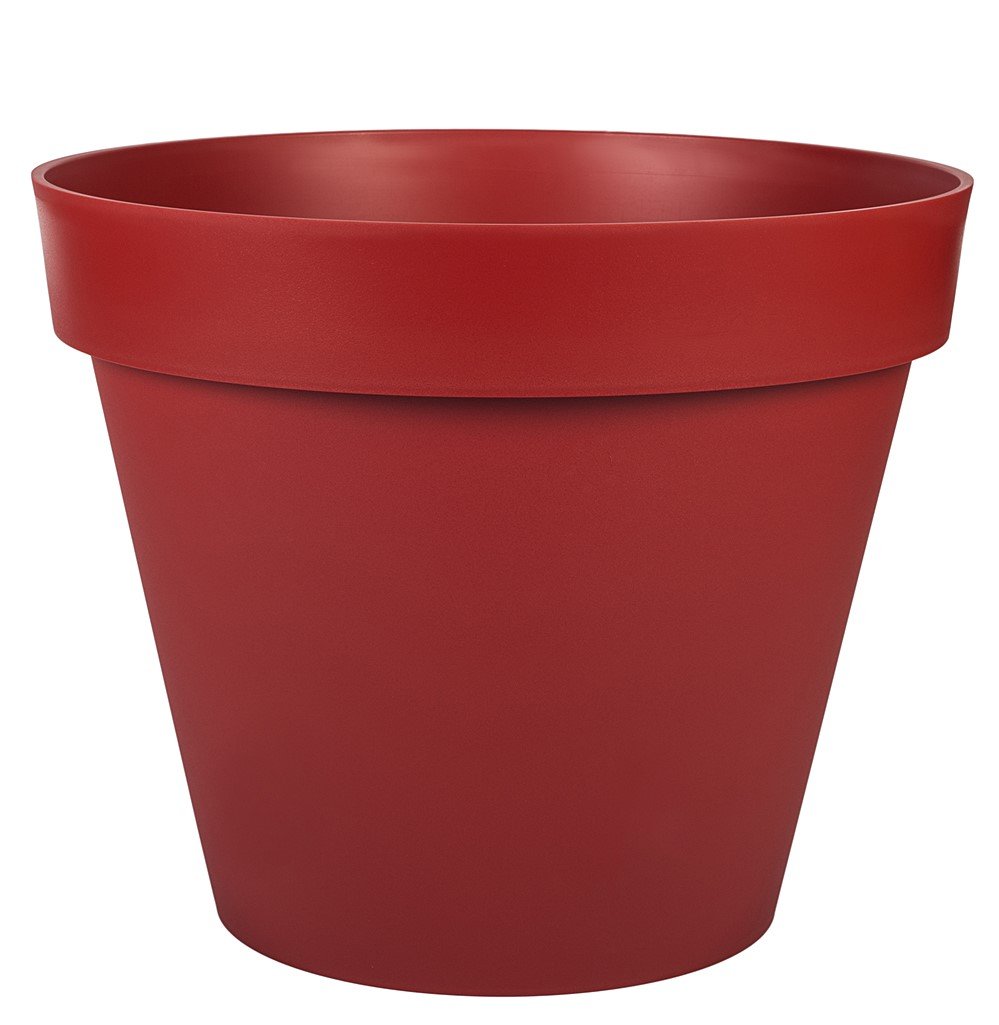 Pot rond Toscane ⌀48 cm rouge rubis - EDA