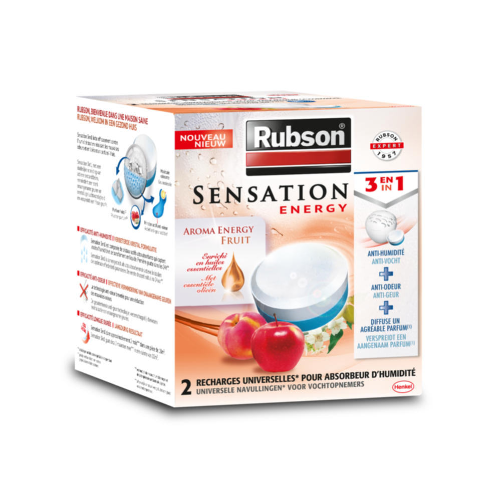 2 recharges 3en1 Sensation Zen - RUBSON