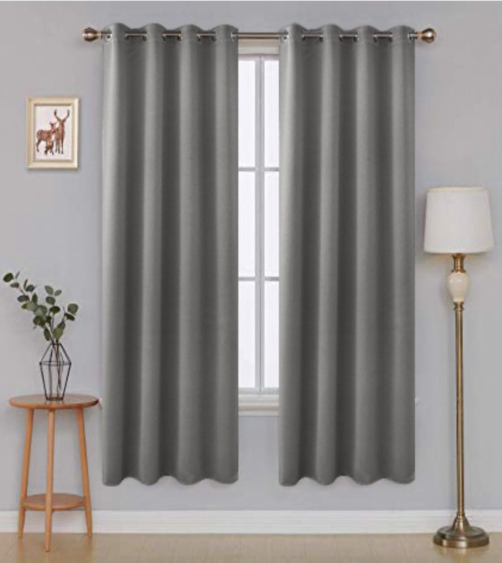 Occultant polyester fenetre 140 x 180 cm gris olive