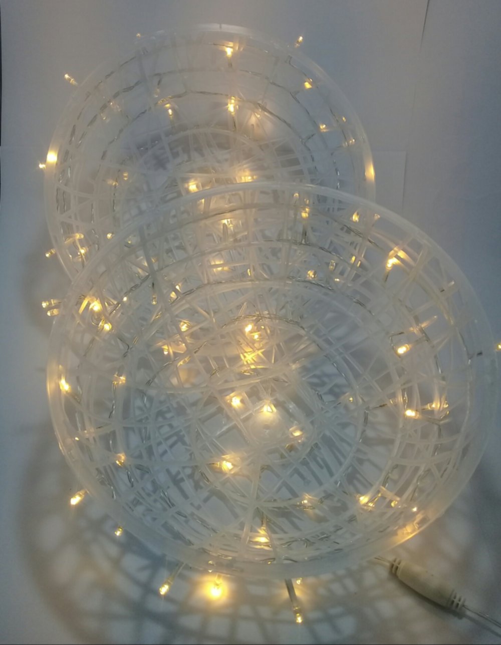 Boule décorative lumineuse 30 cm