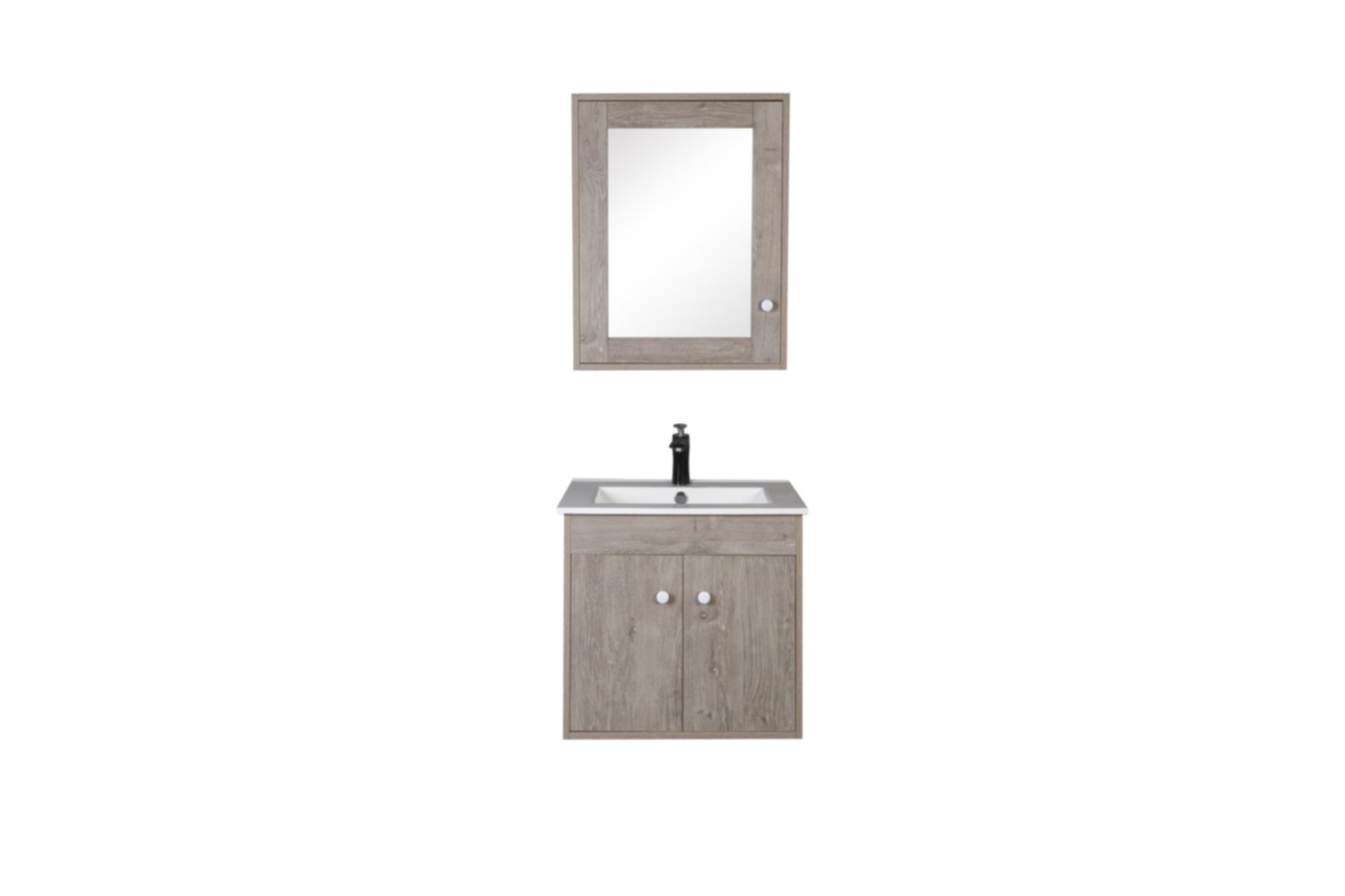 Meuble salle de bain Amy avec miroir 58 x 45 x 55 cm