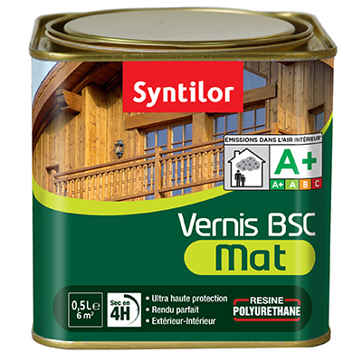Vernis BSC mat 0.5L incolore - SYNTILOR