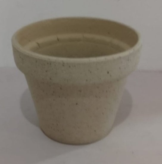 Petit pot gris de plantation Ø27 cm - VANERON