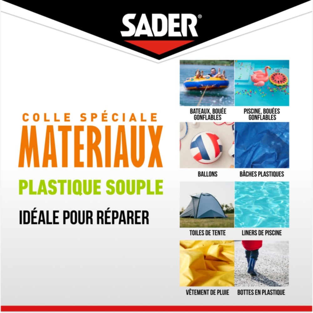 Colle Plastique Souple 12ml - SADER