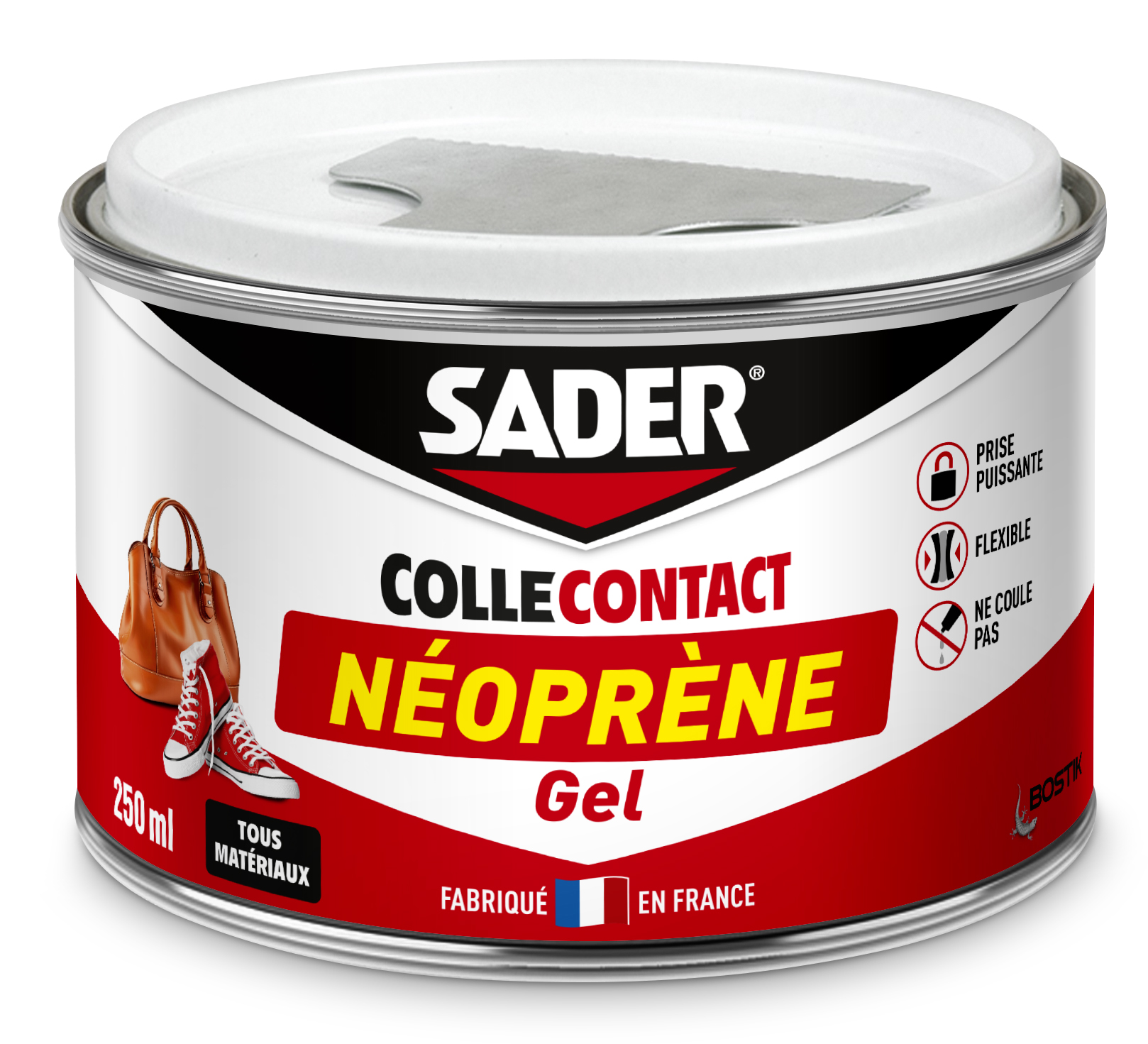 Colle Contact Néoprène Gel 250ml - SADER