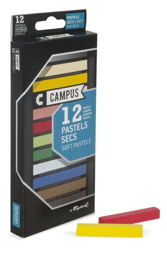 Pastel Sec Campus Boite 12 couleurs - CAMPUS