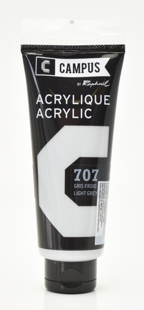 Tube acrylique fine 100 mL gris froid - RAPHAËL LOISIRS