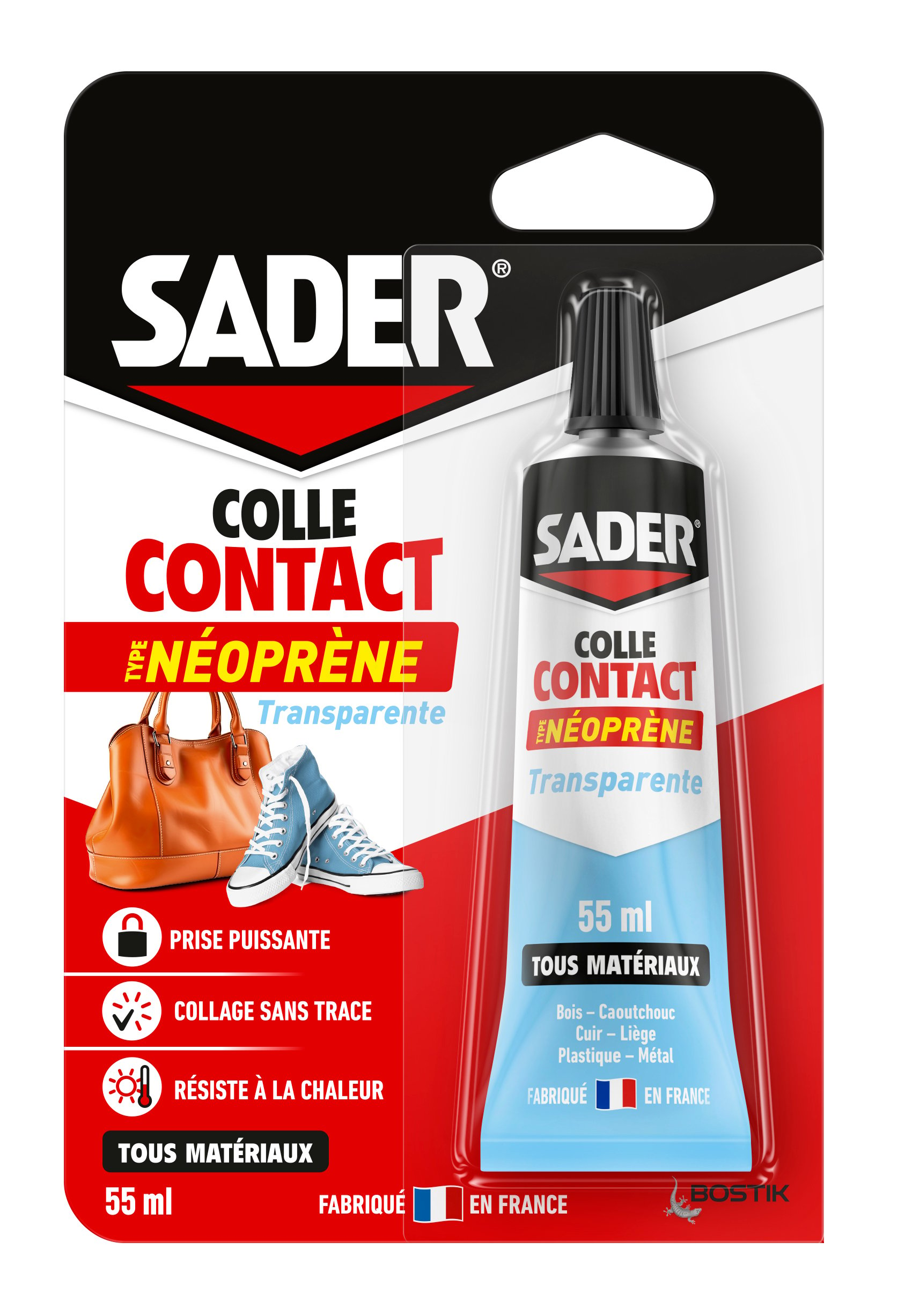 Colle Contact transparente 55ml - SADER