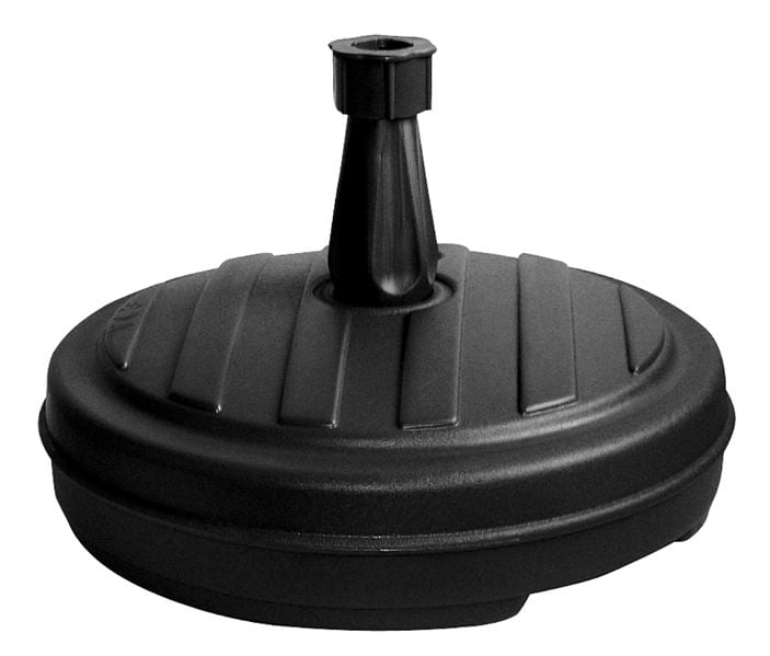 Pied de parasol rond en plastique 13L anthracite