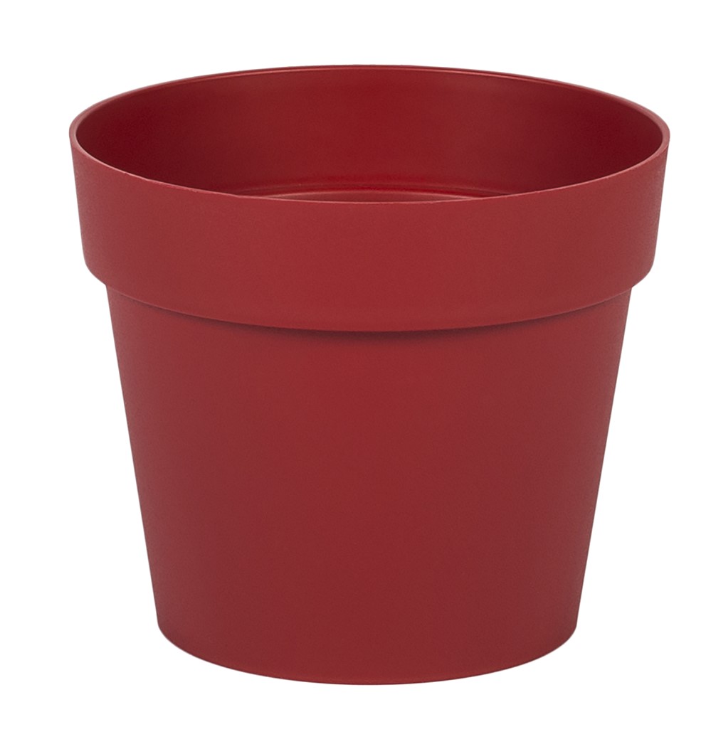 Pot rond Toscane ⌀ 14 cm rouge Rubis - EDA