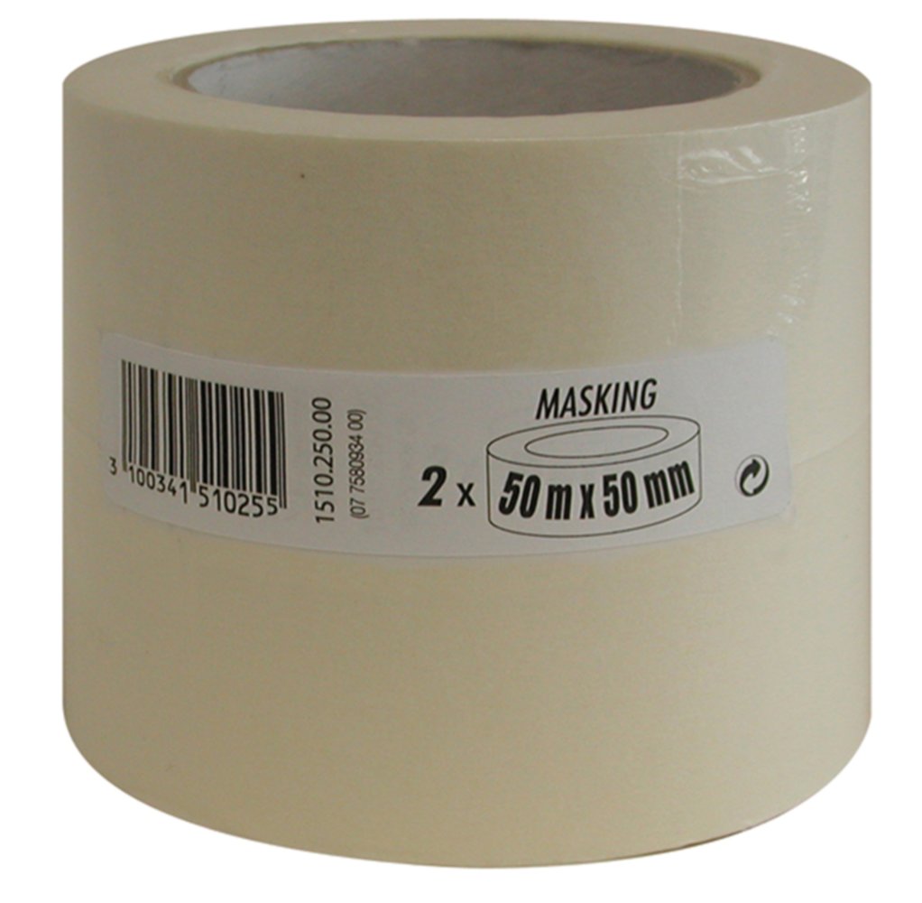 Lot de 2 adhésifs de masquage lisse 25 m x 48 mm beige - SCOTCH