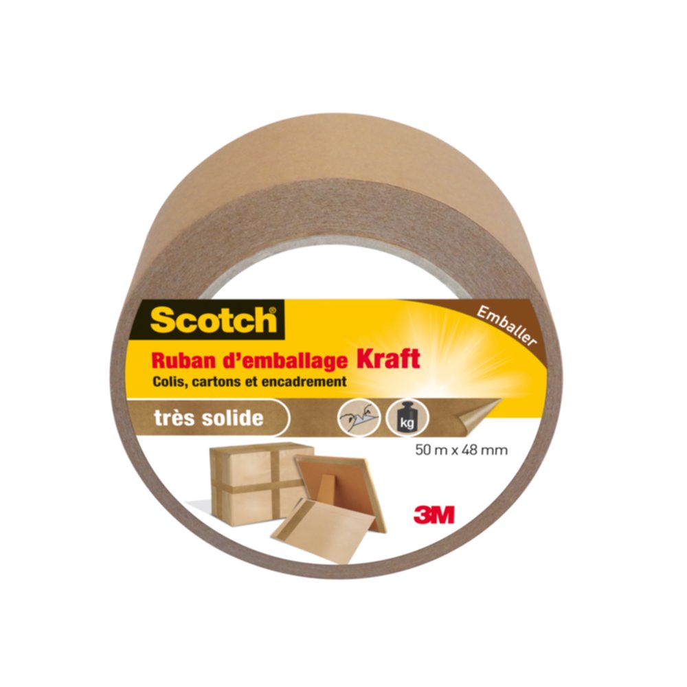 Ruban d'Emballage Kraft 50mx48mm - SCOTCH™