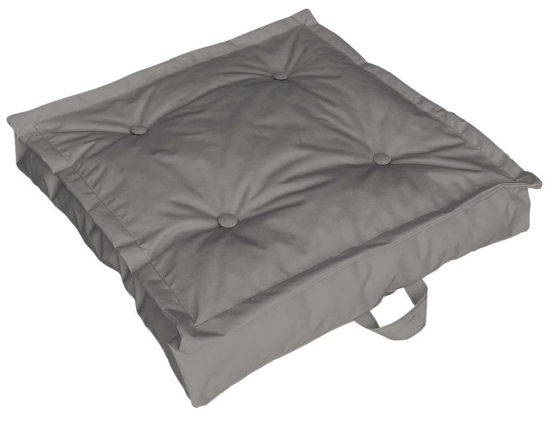 Coussin de sol Tatami 66x66x15cm Ombre