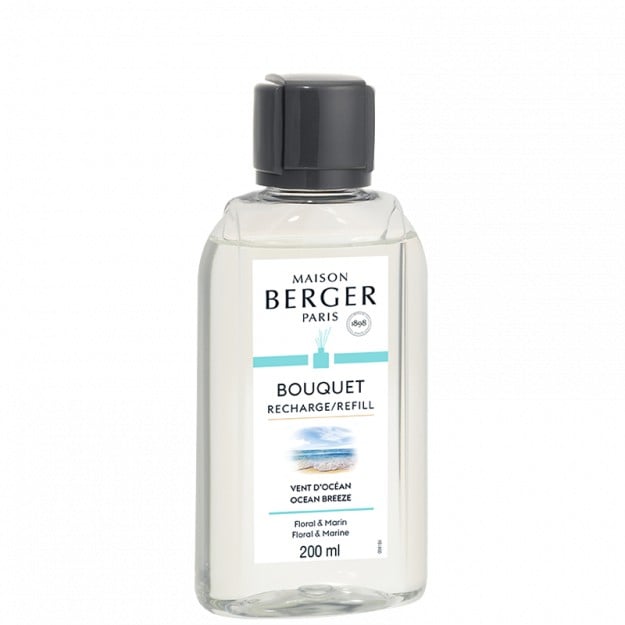 Recharge bouquet parfumé Vent d'océan 200 mL - MAISON BERGER