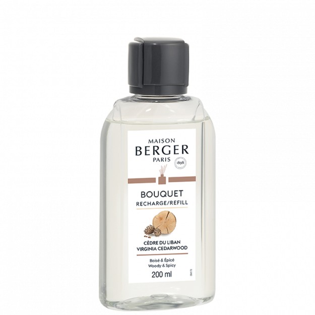 Recharge bouquet parfumé Cèdre du Liban 200 mL - MAISON BERGER