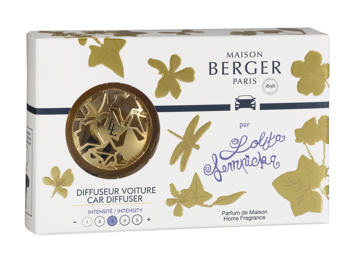 Diffuseur de voiture Lolita Lempicka or - MAISON BERGER