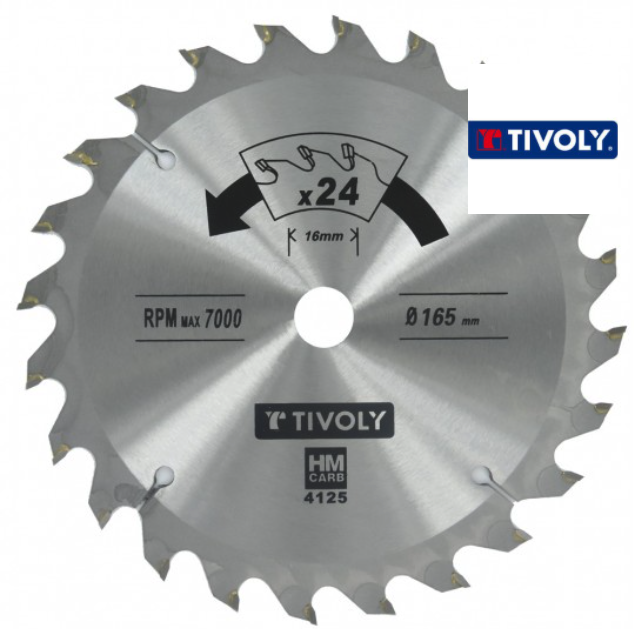 Lame de scie circulaire pour bois/plâtre Ø130 mm - TIVOLY