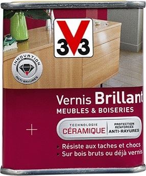 Vernis brillant meubles & boiseries incolore 2,5 L - V33