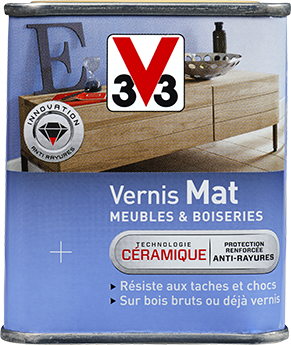 Vernis brillant meubles & boiseries mat incolore 1 L - V33