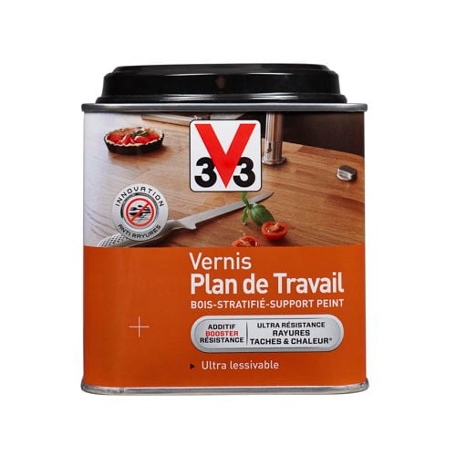 Vernis plan de travail satin incolore 0,5 L - V33