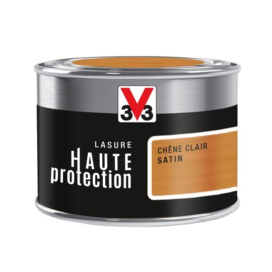 Lasure haute protection 8 ans chêne clair satin 125 mL - V33