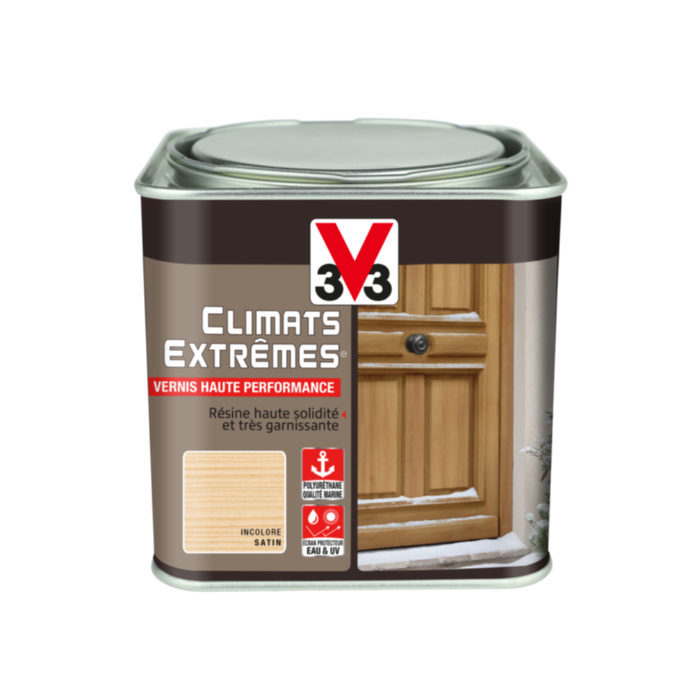 Vernis Climats Extrêmes satin incolore 0,5 L - V33