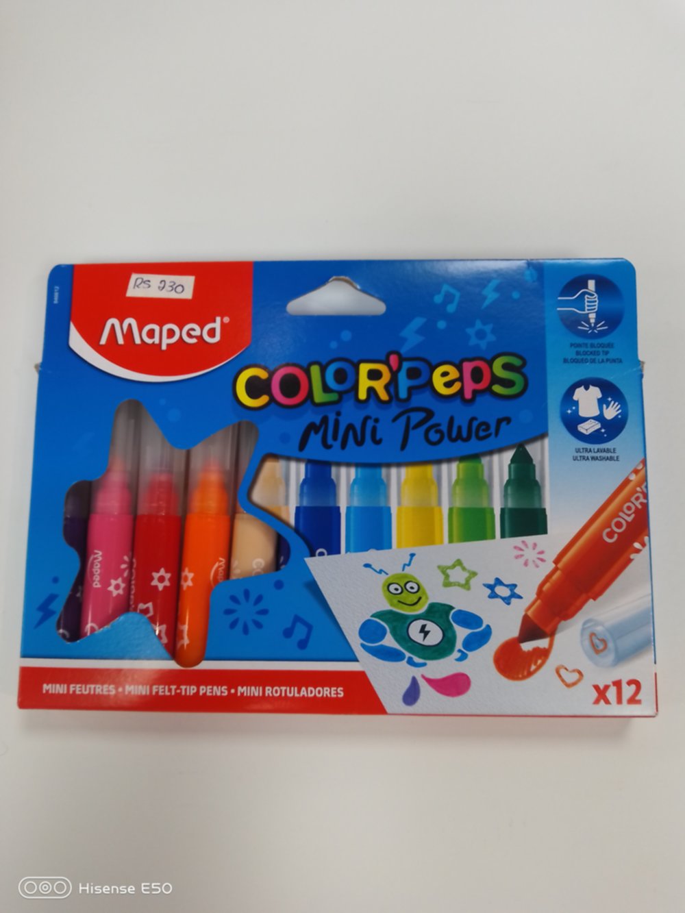 Set de 12 feutres jumbo Color'peps - MAPED