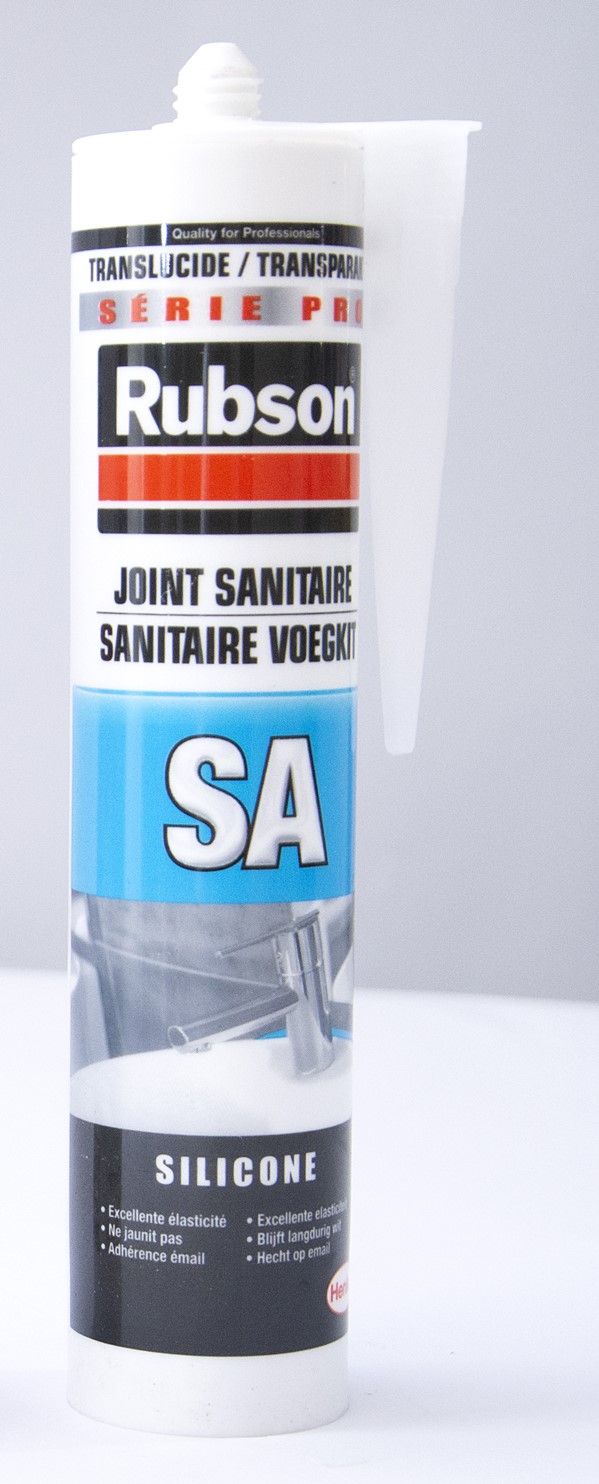 Mastic sanitaire 300 mL transparent - RUBSON