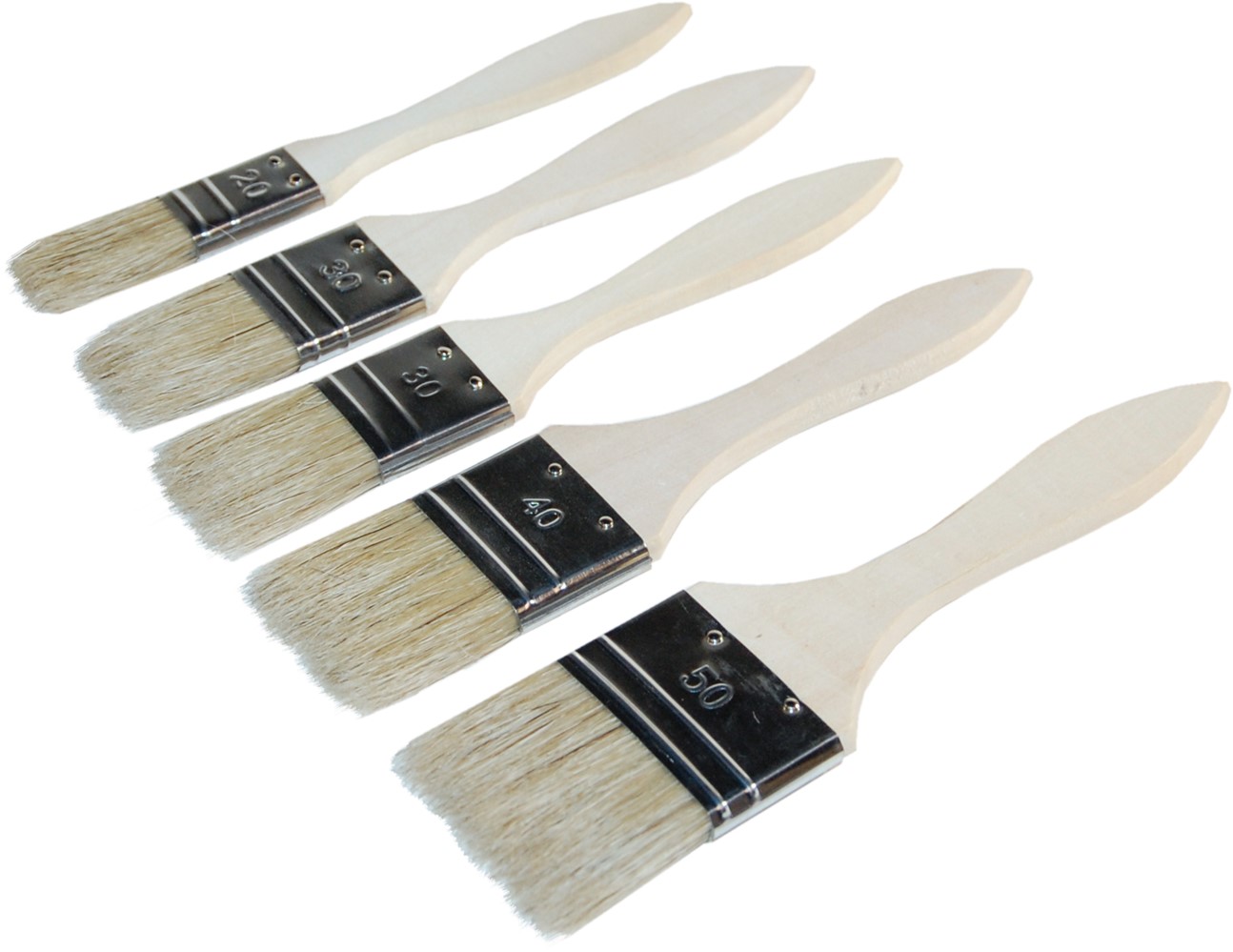 Pinceaux à Tableaux Plats - 3pces - 1425 | ENVAIN MATERIAUX