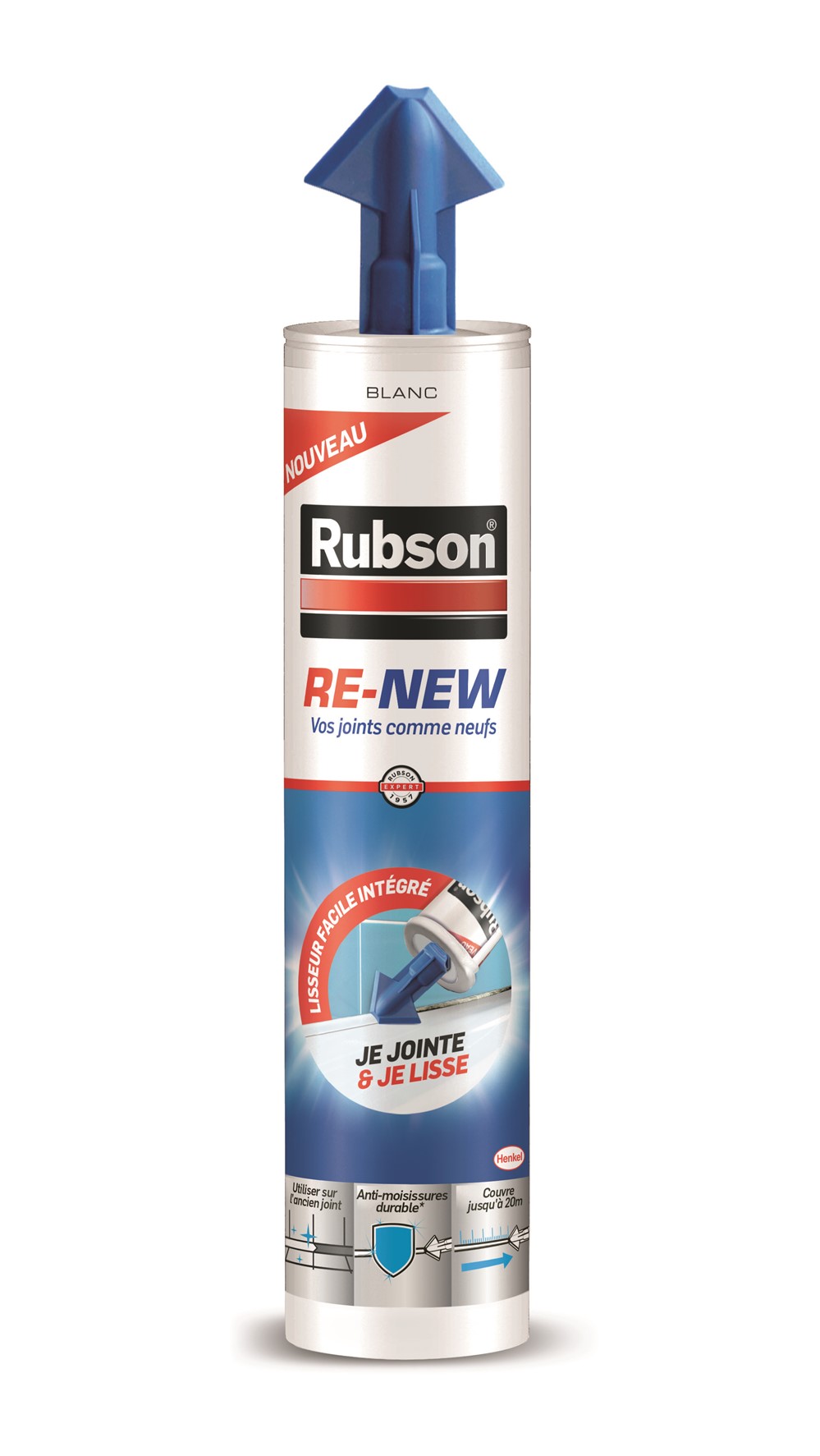 Mastic ReNew blanc 280 mL - RUBSON