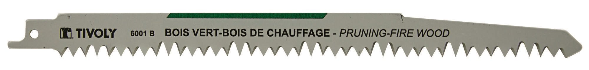 Lame de scie sabre pour élagage/bois de chauffage 230 mm - TIVOLY