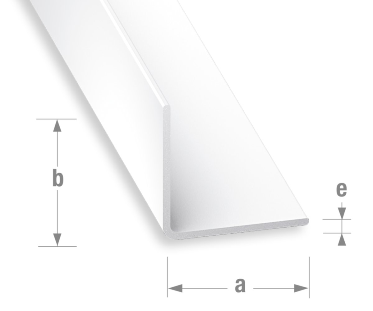 Cornière PVC blanc 35 x 35 mm 2,6m - CQFD