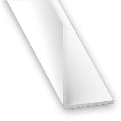 Cornière inégale pvc blanc 15x25-1m - CQFD