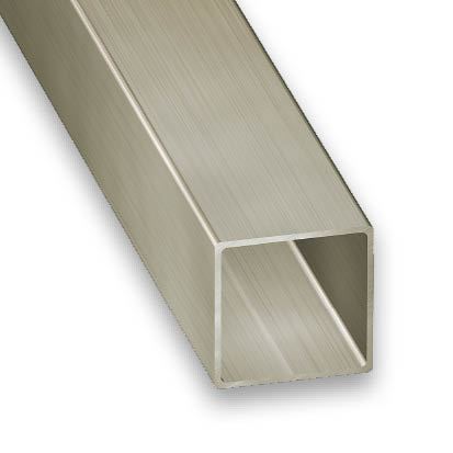 Tube carré inox 25x25x1 1m