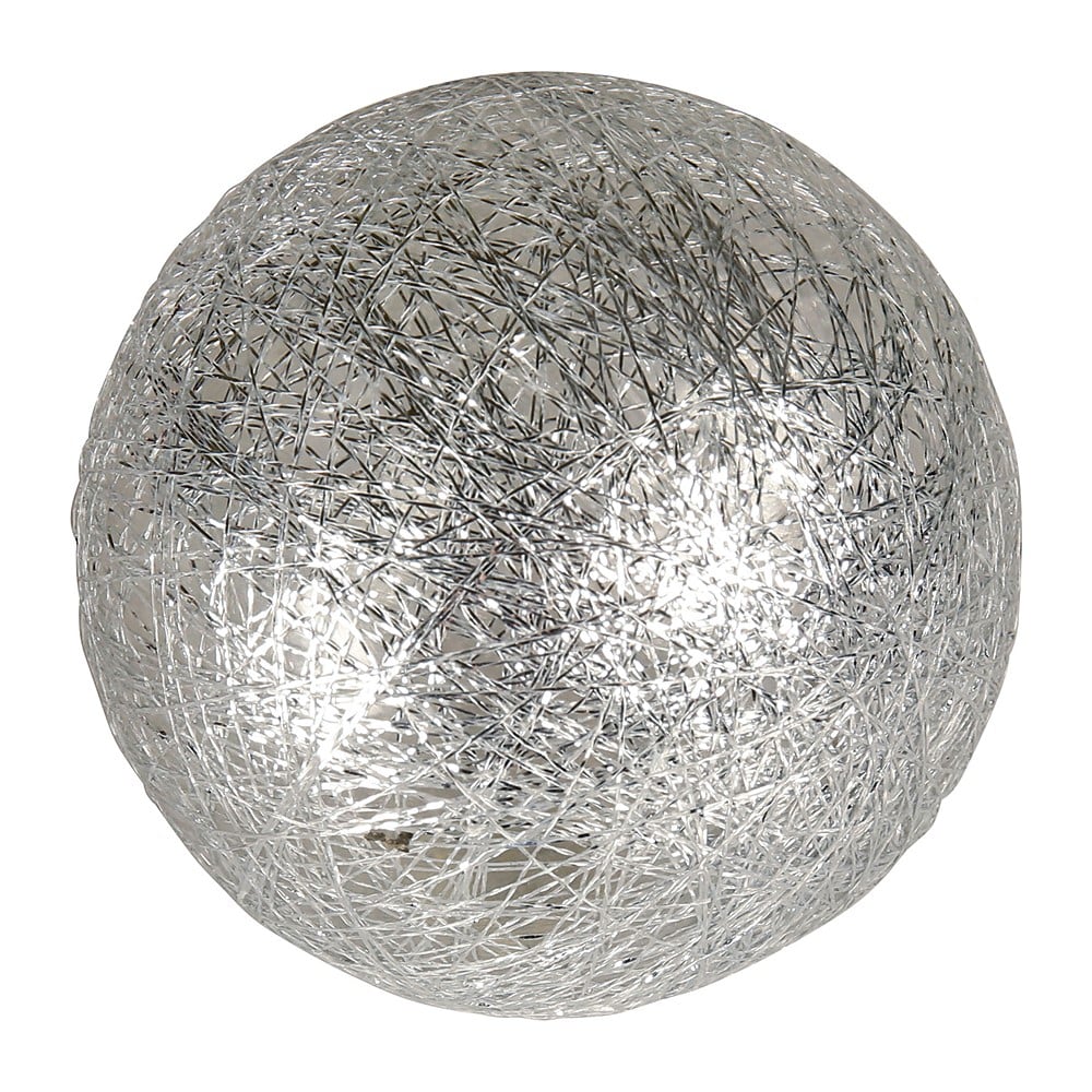 Boule tissu argenté ⌀ 6 cm - OSTARIA