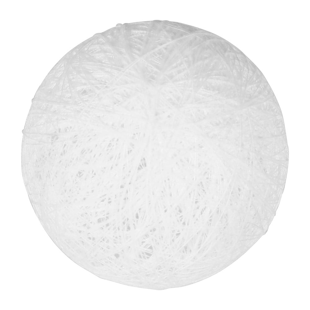 Boule tissu blanche ⌀ 6 cm - OSTARIA